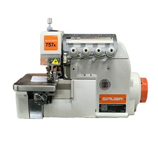 MAQUINA INTERLOQUE LEVE MOTOR DIRECT DRIVE SIRUBA 757K-516M-35 - 220 V COM PÉS E MESA DESMONTADOS