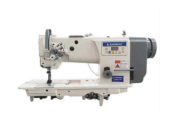 MAQUINA TRANSPORTE TRIPLO DIRECT DRIVE 1 AGULHA LANMAX LM-20618-1D - 220 V COM PÉS E MESA DESMONTADOS