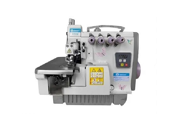 MAQUINA INTERLOQUE BITOLA MEDIA SANSEI AQUARELA SA-DS-6800DE-5-35/DD 220V COM PÉS E MESA MONTADOS