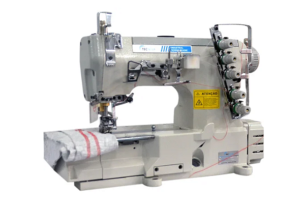 MAQUINA GALONEIRA MOTOR DIRECT DRIVE TECNOVA TN500D - 110 V COM PÉS E MESA MONTADOS