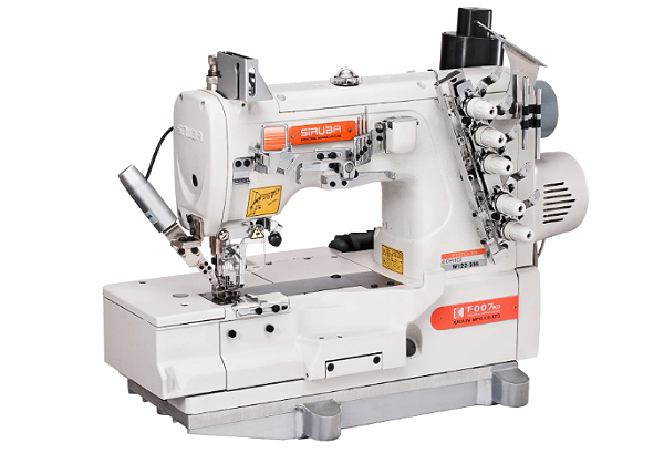 MAQUINA GALONEIRA BASE PLANA ELETRONICA SIRUBA F007KD-UTJ - 220 V COM PÉS E MESA DESMONTADOS