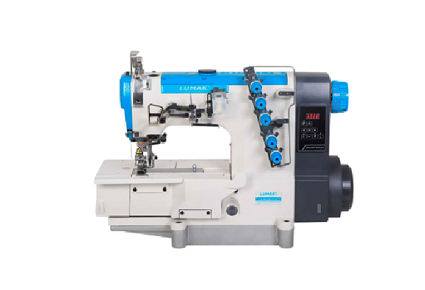 Máquina Galoneira Lumak Plana Fechada Motor Direct Drive LU500-01DS-TZ-SU - 220 V + KIT PREMIUM E CADEIRA ESPECIAL PARA COSTUREIRA