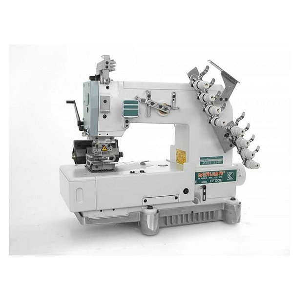 Maquina de Cós 4 agulhas Siruba HF008-0464-254P/HPR - BIVOLT COM PÉS E MESA MONTADOS