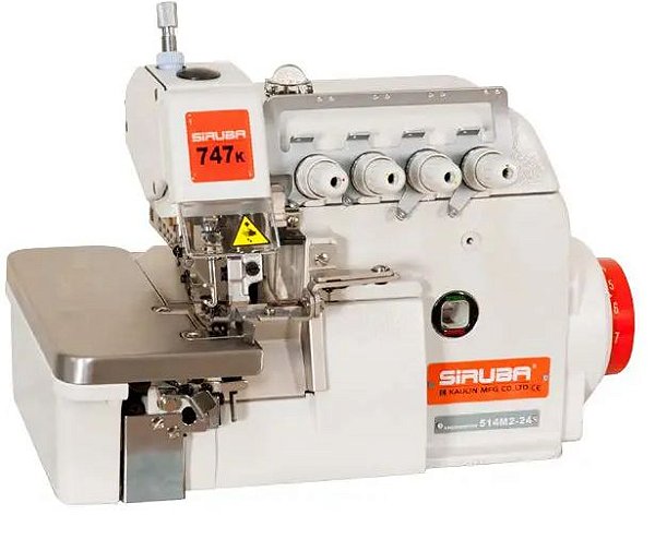 MAQUINA DE COSTURA OVERLOQUE PONTO CADEIA SIRUBA 747K - DIRECT DRIVE