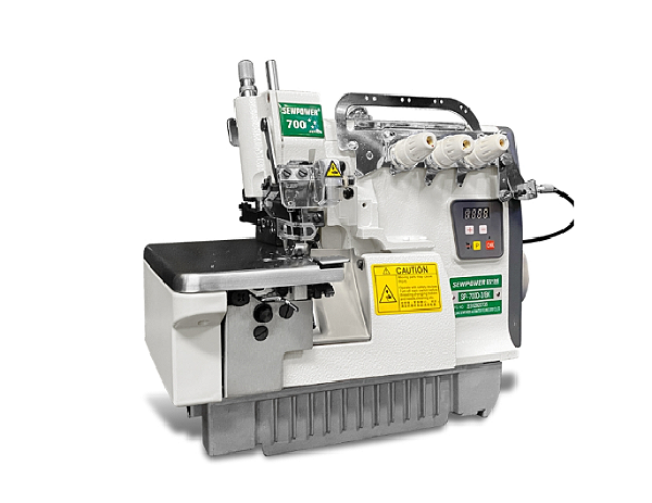 MAQUINA OVERLOQUE COM EMBUTIDOR DE CORRENTINHA BK SEWPOWER SP-700D-3/BK - 220 V + KIT PREMIUM E CADEIRA PARA COSTUREIRA