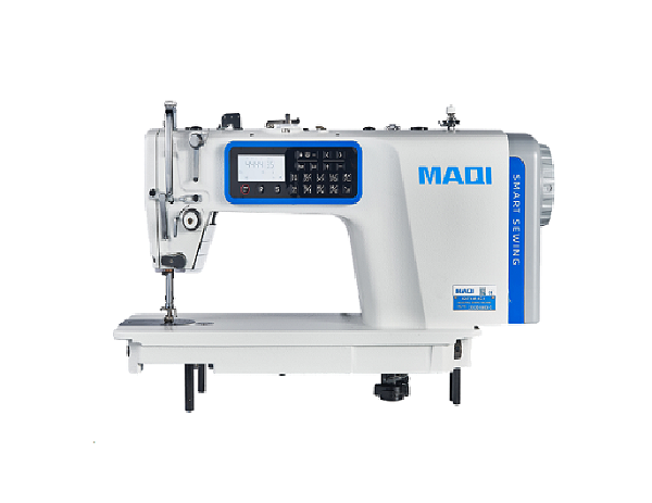 Máquina Reta Eletrônica Maqi Q5TT - 110 V COM PÉS E MESA MONTADOS