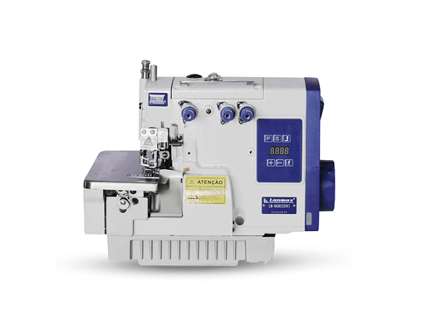 Máquina Overloque Direct Drive Lanmax LM-663D - 220 V + KIT PREMIUM E CADEIRA ESPECIAL PARA COSTUREIRA