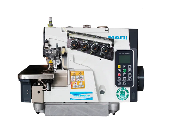 Maquina Overloque Eletronica Ponto Cadeia Maqi X5C-4-M03/333-1 220 V + KIT PREMIUM E CADEIRA ESPECIAL PARA COSTUREIRA