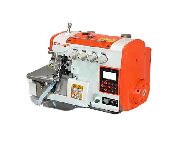 Maquina Overloque Ponto Cadeia com corte de linha e levantamento automatico de calcador Siruba 547QE-514M-3-24-ECB - 220 V COM PÉS E MESA DESMONTADOS