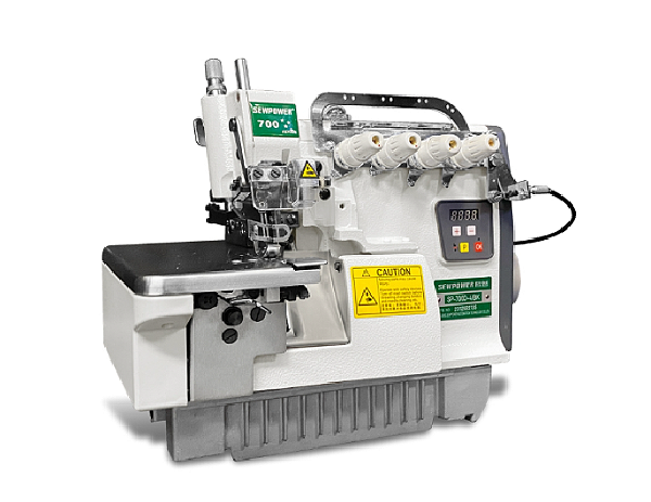 Maquina Overloque Ponto Cadeia com Embutidor Manual Motor Direct Drive SewPower SP-700D-4/BK - 220 V + KIT PREMIUM E CADEIRA ESPECIAL PARA COSTUREIRA
