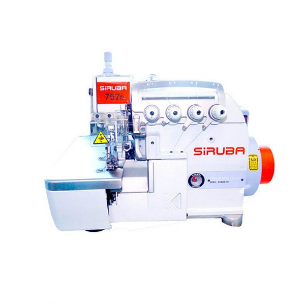 MAQUINA DE COSTURA INTERLOQUE SIRUBA DIRECT DRIVE BITOLA MEDIA 757Q-516M2-55 - 220 V
