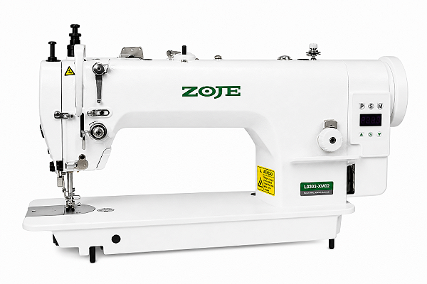 Máquina de Costura Industrial Transporte Duplo Direct Drive Zoje ZJ-0303L-3-BD-02 220V + Kit Premium Carbon