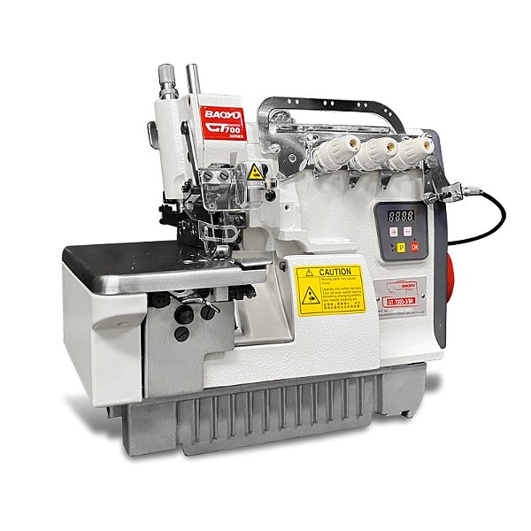 Maquina Overloque com Embutidor Manual e Motor Direct Drive Bayou GT-700D-3/BK - 220 V + KIT PREMIUM CARBON EXCLUSIVO
