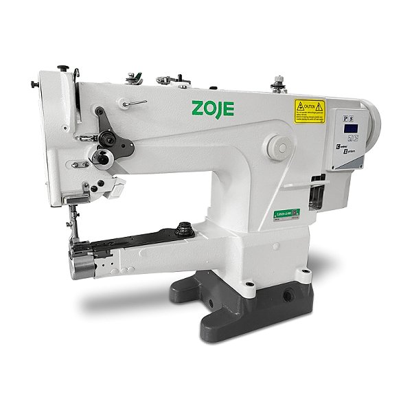 Máquina de Braço Cilíndrica Transporte Triplo Zoje ZJ-2628 LG - BD -Motor Direct Drive - 220 V + KIT PREMIUM CARBON EXCLUSIVO