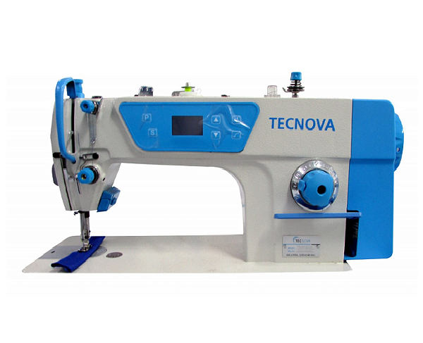 MAQUINA RETA DIRECT DRIVE TECNOVA TN-9100-D1 - 220 V COM PÉS E MESA MONTADOS