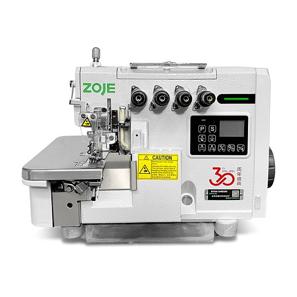 Maquina Overloque Ponto Cadeia Eletrônica com Motor de Passo Zoje B7510-13-MD2 - 220 V + KIT PREMIUM CARBON EXCLUSIVO