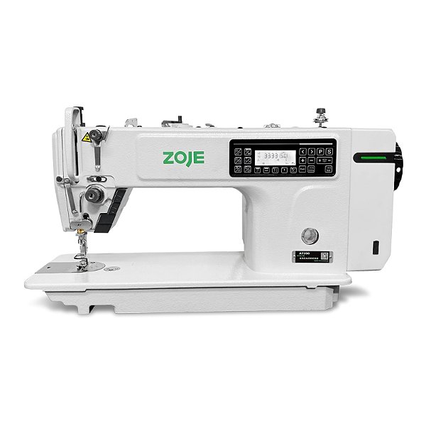MAQUINA RETA ELETRONICA CARTER BLINDADO COM MOTORES DE PASSO ZOJE A7200-I 220 V + KIT PREMIUM E CADEIRA PARA COSTUREIRA