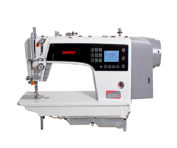 MAQUINA RETA ELETRONICA CARTER BLINDADO GEMSY S4A-DC 220V COM PÉS E MESA MONTADOS