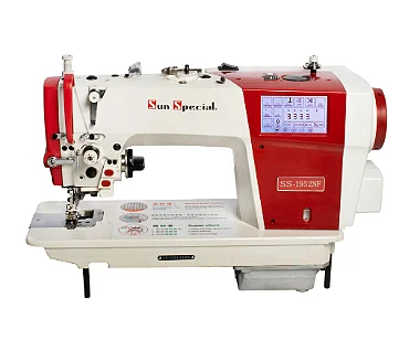 Máquina Reta Eletrônica com Refilador Sun Special SS1952-NF-DM-QI 220V COM PÉS E MESA DESMONTADOS