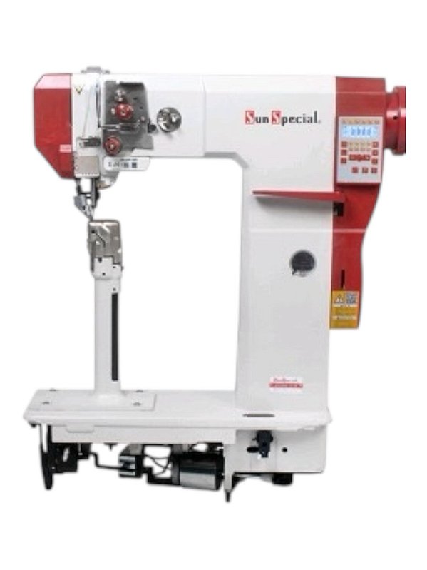 MAQUINA DE COLUNA GIRAFA ELETRONICA SUN SPECIAL SS9369DETX - 220 V COM PÉS E MESA MONTADOS