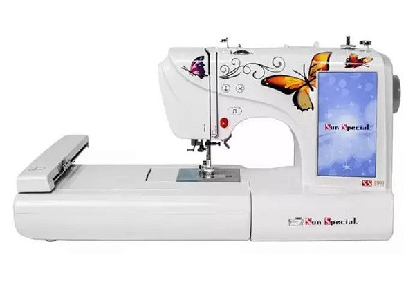 Máquina  Bordados e Costura SUN SPECIAL SS-1500 área de Bordar de 24x10 cm - Bivolt
