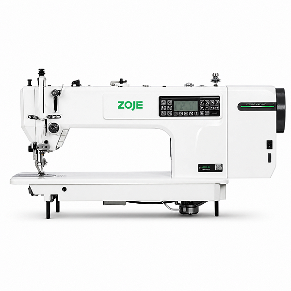 Máquina Transporte Duplo Eletrônica Zoje A0323L-D4-01 220V com Motor de Passo – Completa com Pés e Mesa Montados