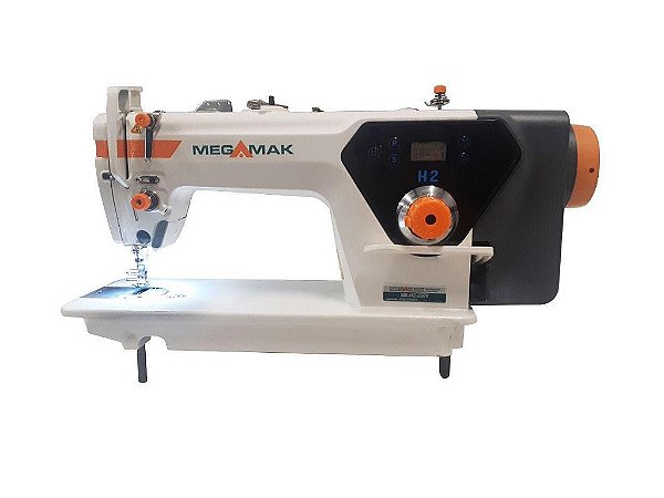MAQUINA DE COSTURA RETA ELETRONICA MEGAMAK MK-H5 - 110 V + KIT PREMIUM CARBON EXCLUSIVO