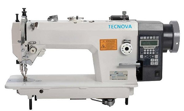 MAQUINA TRANSPORTE DUPLO ELETRONICA TECNOVA TN0303D4 - 220 V COM PÉS E MESA MONTADOS