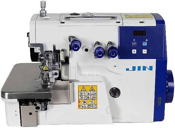 MAQUINA OVERLOQUE 1 AGULHA 3 FIOS DIRECT DRIVE JUKI JIN M1-304 NS - 220 V + KIT PREMIUM CARBON