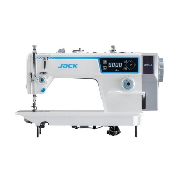 MAQUINA RETA DIRECT DRIVE COM CORTE DE LINHA JACK A2C - 220 V COM PÉS E MESA DESMONTADOS