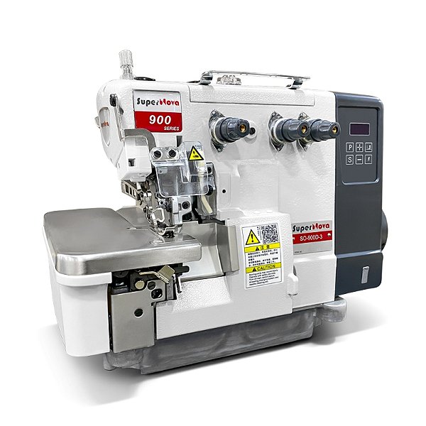 Maquina Overloque com Motor Direct Drive SuperNova SO-900D-3 - 220 V COM PÉS E MESA MONTADOS