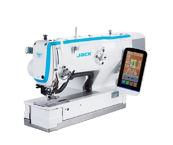 MAQUINA CASEADEIRA RETA ELETRONICA JACK JK-T1792GSD - 220 V COM PÉS E MESA MONTADOS