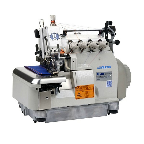 MAQUINA INTERLOQUE DIRECT DRIVE COM TRANSPORTE SUPERIOR JACK JK-798TDI-5-A04/435 - 220 V