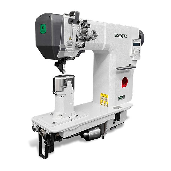 Maquina Coluna Eletro-Eletrônica 2 Agulhas Eletronica Zoje ZJ-9620SA-D3-M - 220 V COM PÉS E MESA MONTADOS