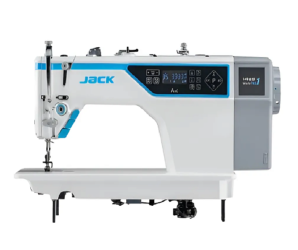 Máquina de Costura Industrial Reta Eletrônica Jack A4C-7 220V + Kit Premium Especial e Cadeira para Costureira