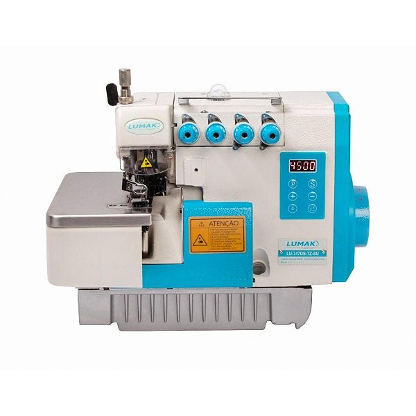 MAQUINA OVERLOQUE 2 AGULHAS PONTO CADEIA LUMAK LU747D-ES - 110 V + KIT PREMIUM CARBON EXCLUSIVO