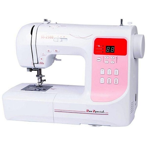 Máquina de Costura Doméstica Sun Special SS-2580 Com 80 Pontos - Bivolt