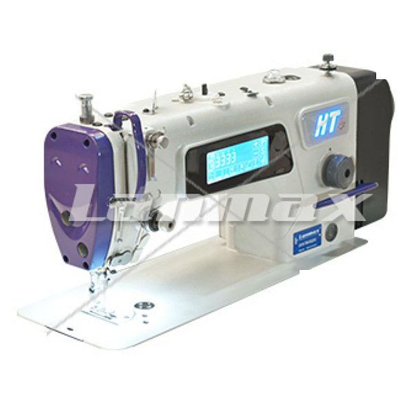 Máquina Reta Eletrônica Lanmax Painel Touch Screen LM158-TSM-D5 - 220 V + Kit de calcadores e luminaria de led de brinde