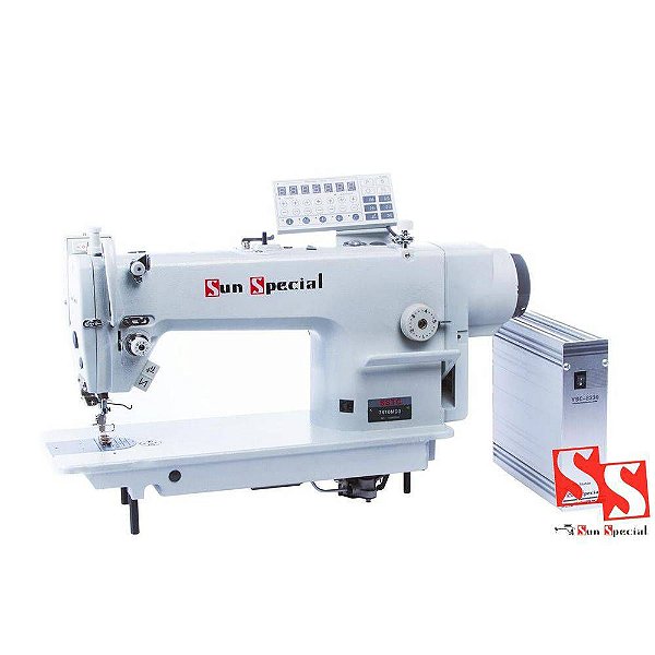 MAQUINA RETA ELETRONICA SUNSPECIAL SSTC 7810 MD3 - 220 V COM KIT DE CALCADORES