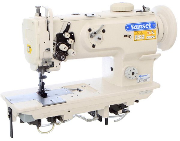 MAQUINA DE COSTURA TRANSPORTE TRIPLO 2 AGULHAS SANSEI SA-1560 - BIVOLT