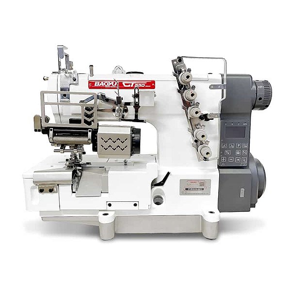 Maquina Galoneira BT Plana Fechada com Refilador Esquerdo BAYOU GT-550-05-364/SBF/S - 220 V COM PÉS E MESA MONTADOS