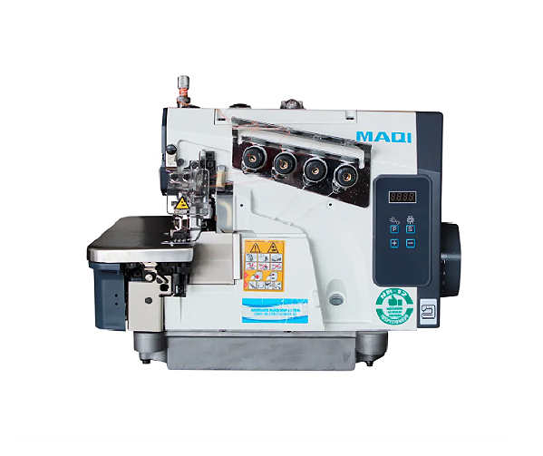 Máquina Interlock Pesada Maqi X1C-5-04/435 Bitola Larga 11mm - 220 V + KIT PREMIUM CARBON EXCLUSIVO