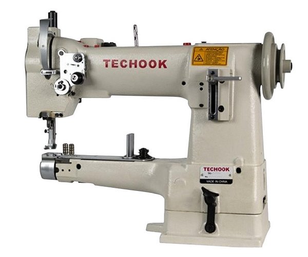 MAQUINA DE BRAÇO TRANSPORTE TRIPLO TECHOOK TK-335BH MOTOR CONVENCIONAL + KIT ESPECIAL PARA FECHAR BOLSAS E KIT PREMIUM CARBON