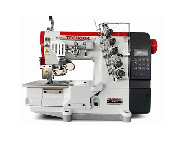 MAQUINA GALONEIRA ELETRONICA TECHOOK TK-W1/UT - 220 V COM PÉS E MESA MONTADOS