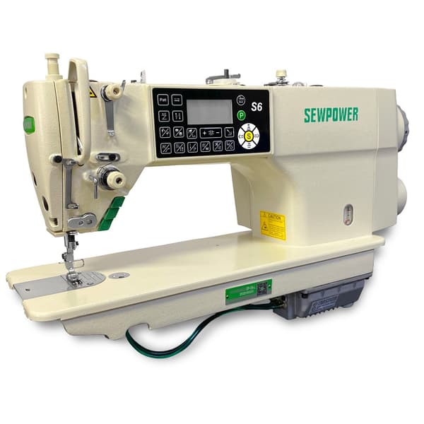 Máquina Reta Eletrônica Sewpower SP-S6-L 220V Base 30 cm com Pés e Mesa Montados