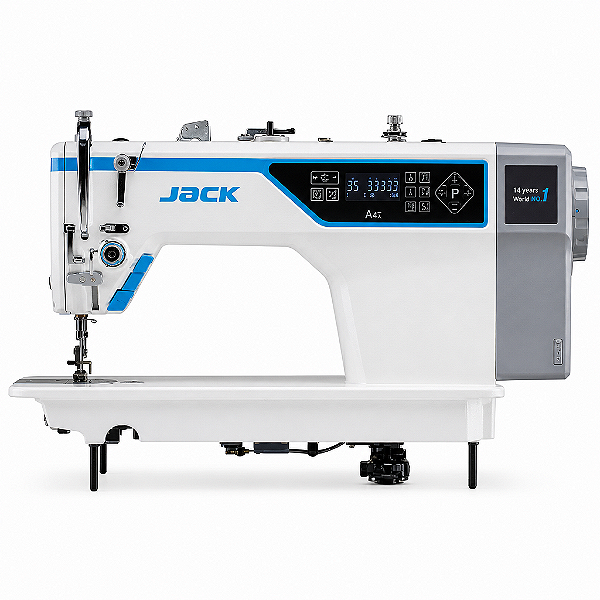 Máquina Reta Industrial Jack A4C 220V com IA AMH1 Com Pés e Mesa Desmontados