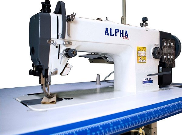 MAQUINA DE COSTURA TRANSPORTE DUPLO DIRECT DRIVE ALPHA LH-0303D - 220 V
