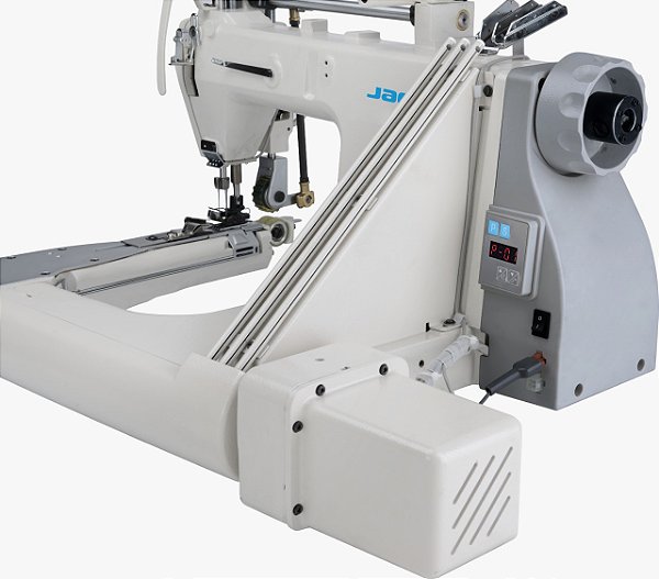 Maquina Fechadeira de Braço 2 Agulhas JACK JK-T9270D-12-2PL (3/16") - 220V COM PÉS E MESA MONTADOS