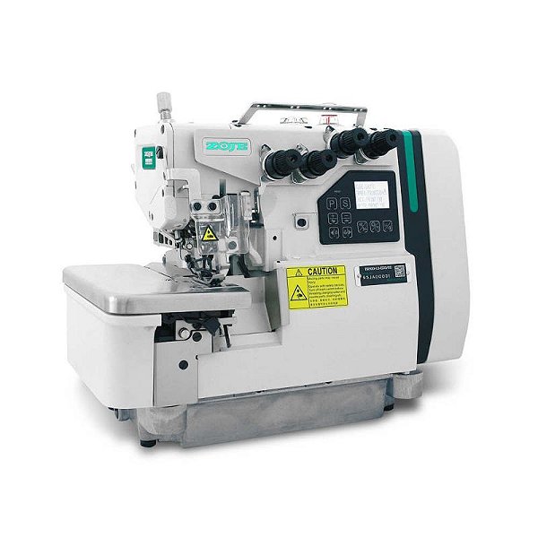 Maquina Overloque 4 Fios Eletrônica com Control Box Acoplado no Cabeçote Zoje B9500-13-ED3-02 - 220 V