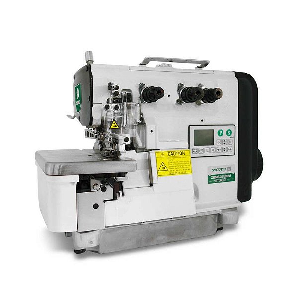 Maquina Overloque Eletrônica com Motor Direct Drive 3 fios Zoje ZJ-950E-17-ED3 - 220 V